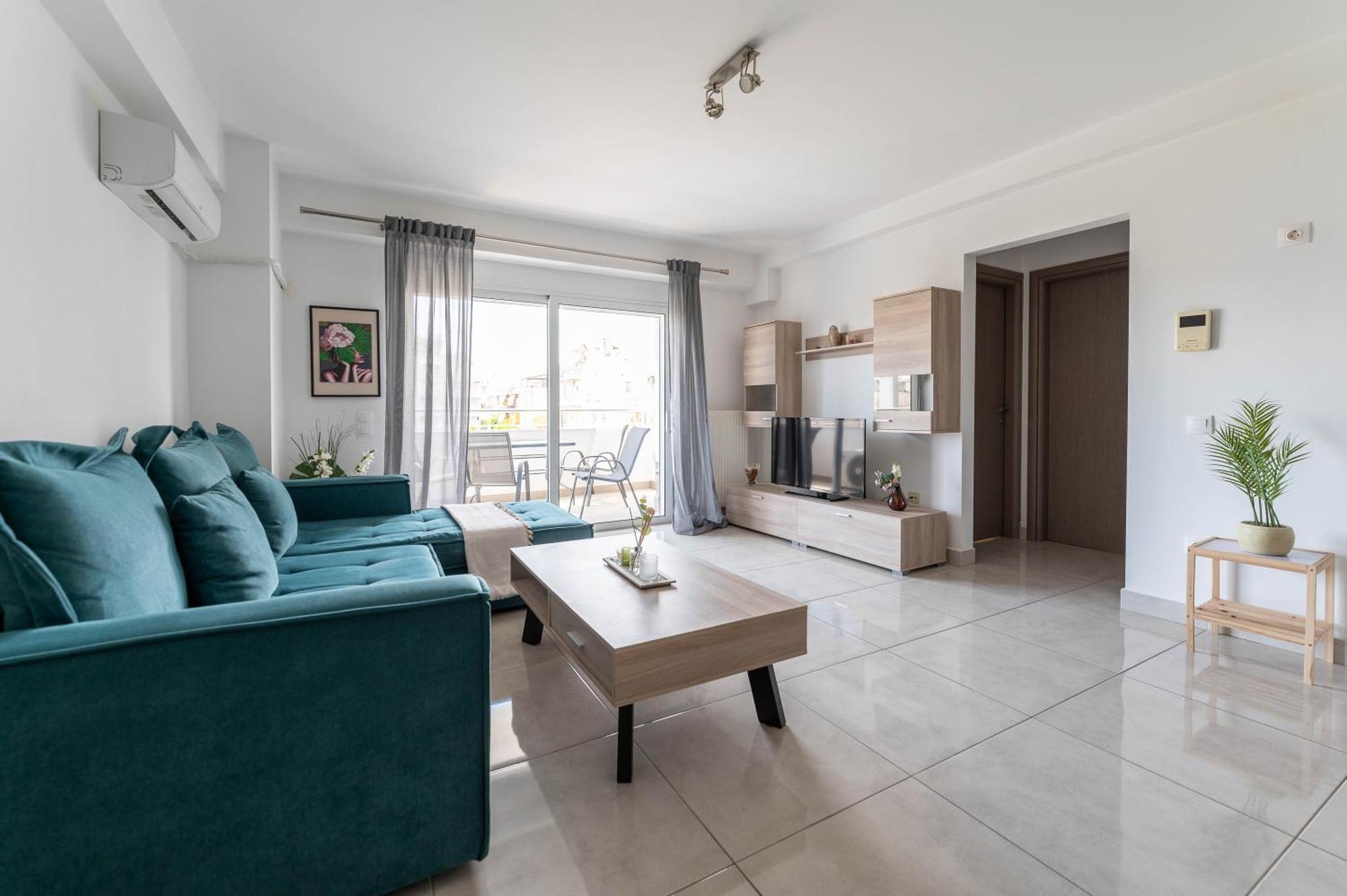 Modern Spacious Apartment Located In Piraeus Exterior photo